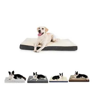 Large Soft Warm Dog Beds Luxury Bed Washable Comfortable Rectangle Cat Bed Removable Pet Cushion