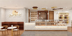 Diseño Interior de Alta Gama Personalizado para Pastelería, Heladería, Cafetería Moderna, Muebles de Cafetería Modernos - Product Image 2