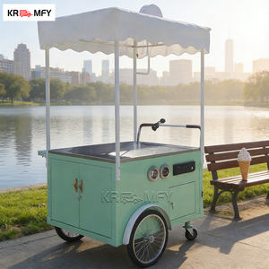 Vitrine à glaces en fibre de verre, kiosque, congélateurs à sucettes glacées, chariot de présentation de crème glacée italienne - Product Image 4