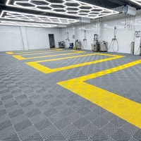 Vente d'usine - Dalles de sol modulaires antidérapantes pour atelier et garage, 1,8 cm d'épaisseur, imperméables, avec système de verrouillage par clic