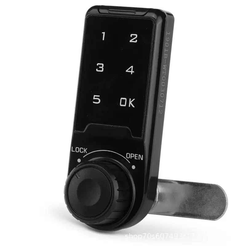 Public gym Touch Keypad 5 numbers password closet Keyless Smart drawer locker Electronic Cabinet Cam Lock