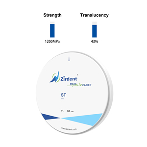 98mm Branco Dental Zirconia Bloco para CAD CAM Milling System Porcelana Dentes Falsos Zircônia Dental Translúcida Zircônia Cerâmica - Product Image 4