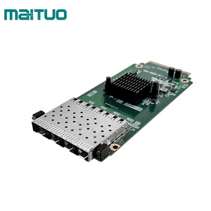 Maituo GAS-0025-4FT 4 cổng PCIe 8x Gigabit mạng LAN <span class=keywords><strong>Card</strong></span> với Intel i350 chip <span class=keywords><strong>10</strong></span>/100/1000M NIC cho Mini <span class=keywords><strong>PC</strong></span> - Product Image 1