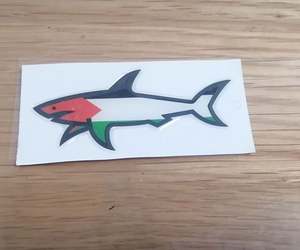 Pegatinas Personalizadas Shark CP Jul Vrunk Marsella Bandera de Palestina Pegatina Paul and Shark - Product Image 2