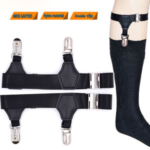 Réglable Hommes Chaussette Simple Canard-Bouche <span class=keywords><strong>Jarretière</strong></span> Bretelles Bretelles Clip Ceinture Tenir Des Clips Antidérapants 2 Pcs/Set - Product Image 2