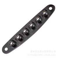 Sangle de corps en métal pour guitare électrique avec plaque de boucle de corde portant des accessoires de pièces de guidage de manchon de corde