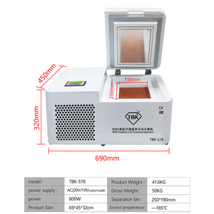 Nueva Máquina de Congelación TBK-578 Mini -185 Grados para Reparación de Pantallas LCD, Máquina de Congelación para Pantallas LCD <span class=keywords><strong>Samsung</strong></span> Edge - Product Image 6