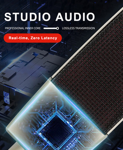 Micro Ngưng Tụ Ống Màng Lớn Chất Lượng Tốt Nhất Với Bộ Khung Chống Sốc Cho Máy Tính Phát Trực Tiếp Ghi Âm Phòng Thu - Product Image 3
