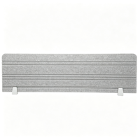 Panneau acoustique rainuré en polyester, absorption acoustique NRC 0.8, cloison de bureau moderne, vente en gros