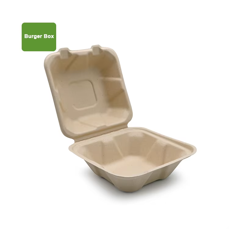 SKU-05 Bagasse clamshell