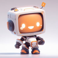Подвижная фигурка робота на заказ, 3D-модель из винила и ПВХ, Q-версия, мультяшный дизайн для детей