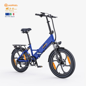 จักรยานไฟฟ้าพับได้ขนาด 20 นิ้ว ยางใหญ่ 250W มอเตอร์ไร้แปรงถ่าน แบตเตอรี่ 36V 13Ah เบรกไฮดรอลิก จักรยานอีไบค์สำหรับเดินทางในเมือง มีสินค้าใน EU - Product Image 1