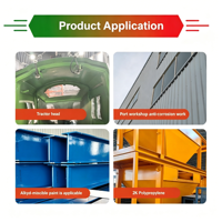 Revêtement époxy liquide décoratif coloré pour sol de balcon et peinture de bateau, antidérapant, imperméable, durable, auto-nivelant