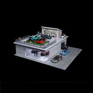 Modèle de simulation d'éclairage de véranda à l'échelle 1/64, modèle de simulation de scène, espace de stationnement, ornement - Product Image 4