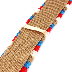 LD55301 <span class=keywords><strong>Cravate</strong></span> <span class=keywords><strong>fine</strong></span> et <span class=keywords><strong>fine</strong></span> bleue et marron pour <span class=keywords><strong>homme</strong></span> <span class=keywords><strong>Cravate</strong></span> à rayures en tricot - Product Image 5