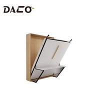 Lit intelligent avec inclinaison verticale pour gagner de l'espace, 50 cm, prix d'usine, moderne, lit caché pliable, avec bureau