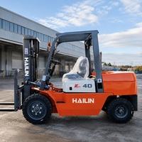 Livraison gratuite, chariot élévateur diesel mini de 3 tonnes, 3,5 tonnes, 4 tonnes, 5 tonnes, hauteur de levage de 3 m à 7 m, moteur EPA Eur5, chariot élévateur industriel de haute qualité