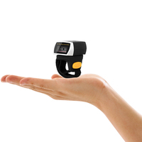 Netum Finger Escáner de código de barras 2D Mini anillo inalámbrico Lector de código Qr portátil