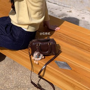 Bolso Boston Original Pop Niche Chic Estilo Coreano con Cremallera para Mujer 2026 Nuevo Bolso Cruzado de Moda Estilo Vintage - Product Image 2