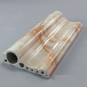 Línea de extrusión de perfil de mármol artificial de PVC/máquina de producción de perfil de mármol de imitación de PVC - Product Image 2