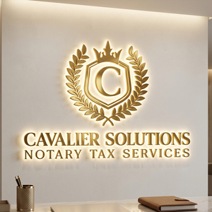Indoor Office Backlit Illuminated Sign Beauty Salon Sign 3D Metal Acrylic Laser Cut 3d Letter Business Sign Board Business Logo - Product Image 5