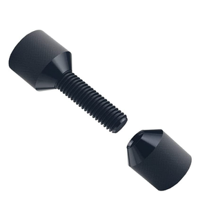 Vis sans tête métrique M6 en oxyde noir, 12 mm, entièrement filetée, tête hexagonale, classe 8.8, forme d'arbre de cyprès, pour l'industrie générale - Product Image 4