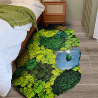 Tapis décoratif en fausse fourrure de cachemire, tapis moelleux pour chambre à coucher, salon, salle de bain