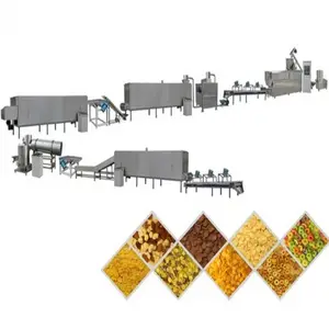 Twin Screw Corn Puff Snack Food Extruder Making Machine