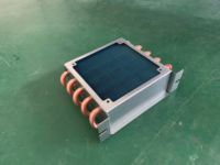 Tube de radiateur à eau en cuivre et aluminium, fin en aluminium, 120mm