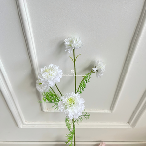 Flor <span class=keywords><strong>de</strong></span> <span class=keywords><strong>gusano</strong></span> <span class=keywords><strong>de</strong></span> pino <span class=keywords><strong>de</strong></span> 5 cabezas, flor artificial, cuenta verde, decoración <span class=keywords><strong>de</strong></span> boda, flor <span class=keywords><strong>de</strong></span> guía <span class=keywords><strong>de</strong></span> camino - Product Image 3