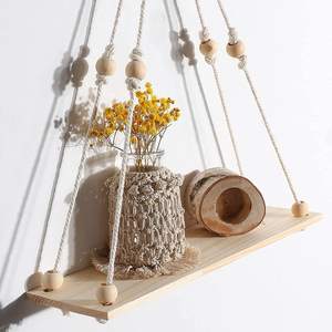Support de Pot de fleur en macramé, plantes suspendues au mur, étagères artisanales - Product Image 2