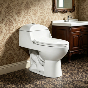 Inodoro de una pieza con sifón en S para baños, económico, de gran venta en Sudamérica - Product Image 2