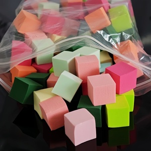 100 unidades de mini esponjas suaves de 1 cm para decoración de uñas, herramientas DIY para pintar con <span class=keywords><strong>gel</strong></span>, difuminar y pulir, herramientas de manicura, pulidor de efecto <span class=keywords><strong>blooming</strong></span> - Product Image 5
