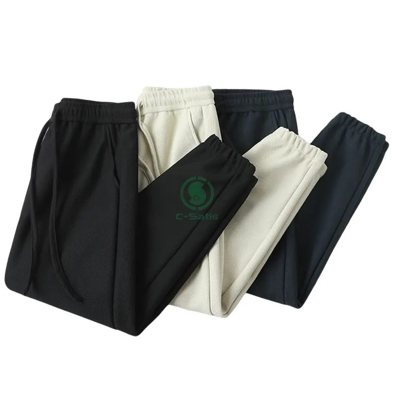 Custom Polyester Drawstring Sweatpants Men's Trousers Sweat Pants Casual Pants For Men