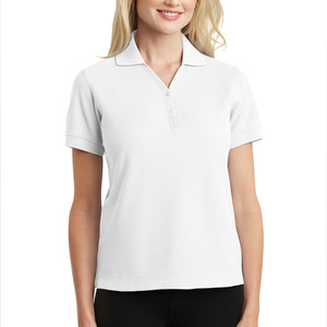 เสื้อโปโลผ้าเนื้อแน่นสำหรับผู้หญิง ปรับแต่งได้ พร้อมผ้าที่เหมาะกับการพิมพ์แบบระเหิด และตัวเลือกการสั่งซื้อจำนวนมากสำหรับโปรแกรมชุดยูนิฟอร์มองค์กร - Product Image 3