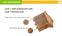 Cartes de visite en bois en forme de coquille, certifiées FSC, écologiques et luxueuses, 13,56 MHz, NFC
