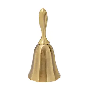 Hot Selling Metal Hand Reception Bell Service Bell For Restaurant With Custom Logo