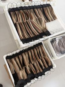 Yuanzhen 2026 Nouvelle Carte de Couleurs en Promotion pour Salon, Extensions de Cheveux Humains Alignées dans la Cuticule, 10 Pouces, Nuancier de Couleurs - Product Image 2