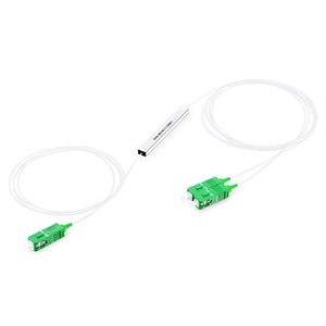 1x2 Mini Loại sợi quang PLC <span class=keywords><strong>Splitter</strong></span> thu nhỏ 2 cách PLC chia quang học với SC APC kết nối cho pbos - Product Image 2