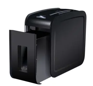 Yeni varış pulpulbin 5 levhalar 12L mini kağıt parçalayıcı siyah renk parçalama kağıt makinesi ev ofis için