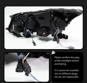 ชุดไฟหน้า LED 12V 30W สำหรับรถยนต์ Honda <span class=keywords><strong>Accord</strong></span> <span class=keywords><strong>G8</strong></span> รุ่นที่ 8 ปี 2008-2012 พร้อมไฟเลี้ยวแบบปีก  ชุดอัพเกรดตกแต่ง - Product Image 4