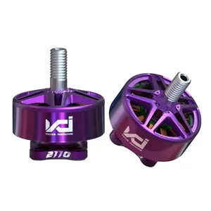 Motore Brushless VCI Vulcan YUKI EDITION 2207 PRO 2110KV 1950KV 2050KV ad Alte Prestazioni in Metallo Viola per Droni FPV da Corsa RC - Product Image 1