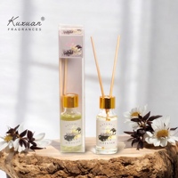 Diffuseur de parfum pour voiture en verre avec bâtonnets, 10 ml, nouveau design, huile aromatique parfumée, diffuseur d'arômes, bougie, l'air est frais et désodorisé