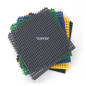 Azulejos de suelo de garaje de PVC entrelazados de estilo moderno, alfombrilla de suelo suave antideslizante resistente al desgaste, modelo 3D de fácil clic disponible - Product Image 1