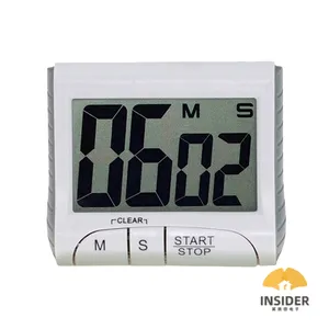 Large LCD Mini Electronic Kitchen Timer For Home Use