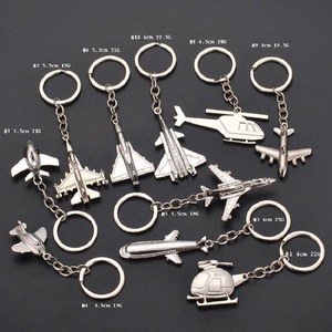 Kim loại máy bay máy bay chiến đấu máy bay chiến đấu máy bay trực thăng aeroengine máy bay <span class=keywords><strong>Keyring</strong></span> 3D máy bay NÉM BOM Máy bay Keychain Warcraft Móc chìa khóa - Product Image 1