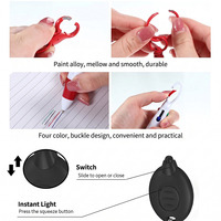 Nouveau 2026 Promotion Stylo Marqueur Lampe Torche LED Porte-clés Stylo Bille Quatre Couleurs pour Infirmière