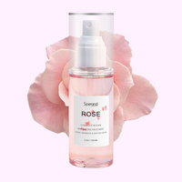 Marque Blanche Rosas Tonique Facial en Spray Brume Hydratante Personnalisée Bouteille de Soins de la Peau Rose de Damas Eau Florale Pure Bio