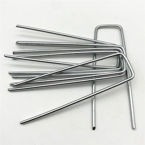 50 paquetes de <span class=keywords><strong>grapas</strong></span> galvanizadas <span class=keywords><strong>para</strong></span> jardín de 4mm de espesor y 6 pulgadas de largo, <span class=keywords><strong>grapas</strong></span> de césped tipo U <span class=keywords><strong>para</strong></span> césped <span class=keywords><strong>artificial</strong></span> - Product Image 2