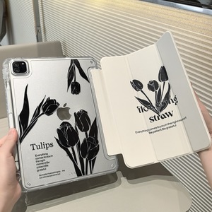 Funda de tulipán para <span class=keywords><strong>iPad</strong></span> Air 11 <span class=keywords><strong>pulgadas</strong></span> 2024 <span class=keywords><strong>Pro</strong></span> 11 Smart Cover <span class=keywords><strong>iPad</strong></span> 10,2 ''9th 8th 7th Gen 6th 5th 9,7 2018 207 10th Gen 10,9 Air 5/4 - Product Image 1